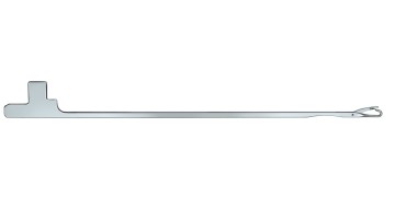 Latch needle without transfer function