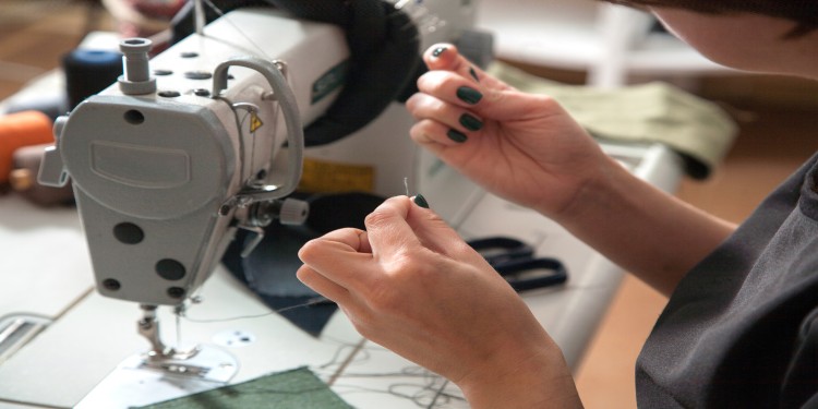 Modern industrial sewing machine